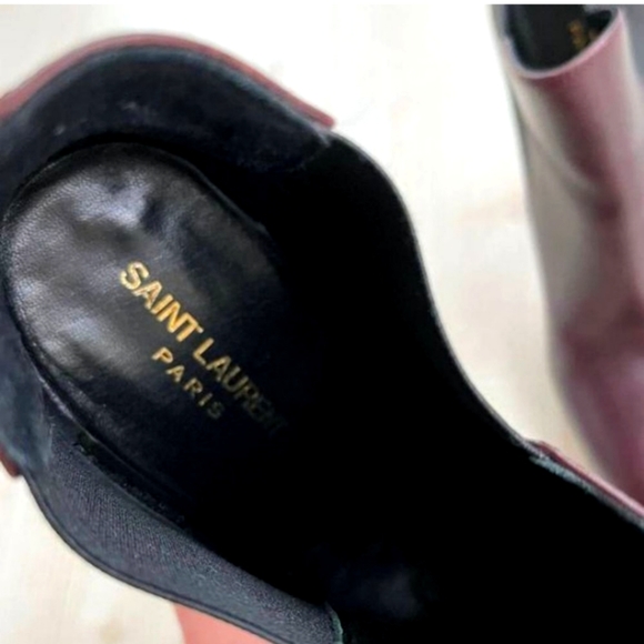 𝅺Saint‎ Laurent Paris Stiletto Ankle Boots - Picture 6 of 11